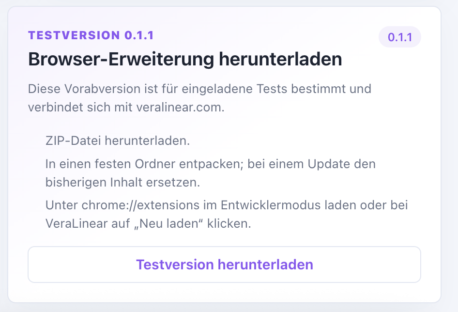 VeraLinear Extension mit interlinear dekodiertem Artikel und iSpicker